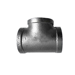 Banded black elbow malleable iron pipe fitting