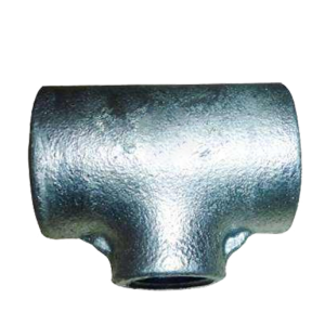 Plain malleable iron pipe fitting