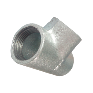 Plain malleable iron pipe fitting